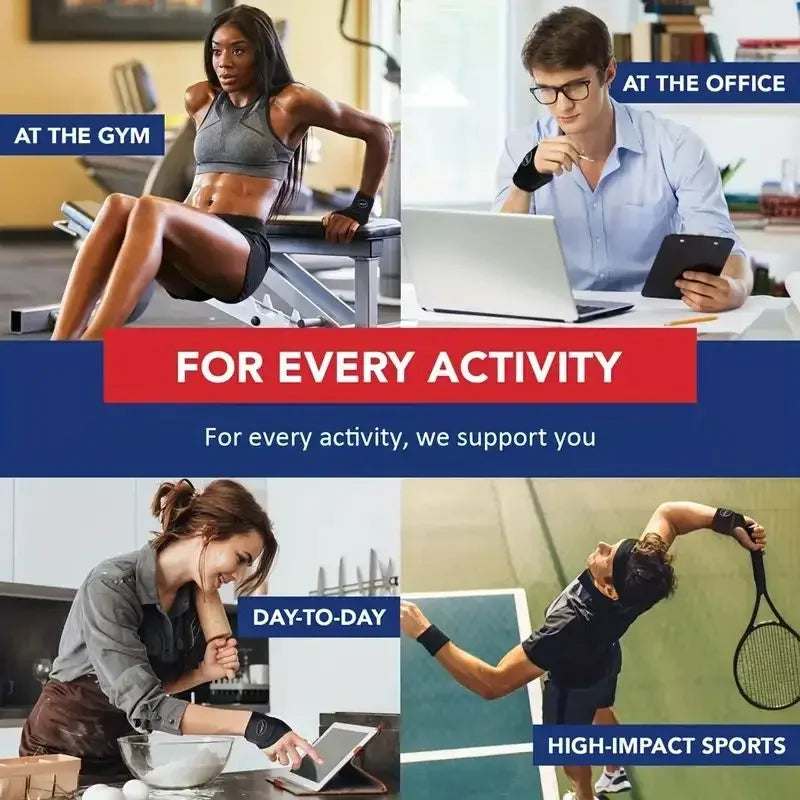 Soporte de Muñeca Elástico de Compresión 360°